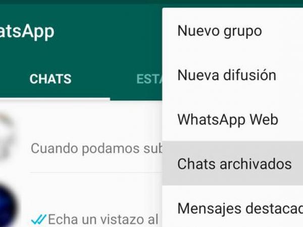 Cómo archivar o desarchivar chats individuales o grupales de WhatsApp